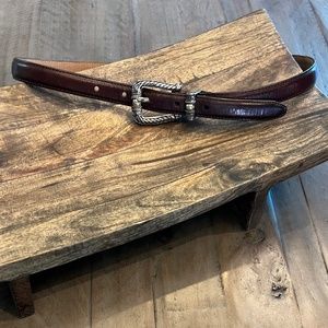 Brighton Women's Leather Belt - Size M